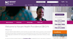 Desktop Screenshot of nhprovidenceobgyn.org