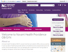 Tablet Screenshot of nhprovidenceobgyn.org